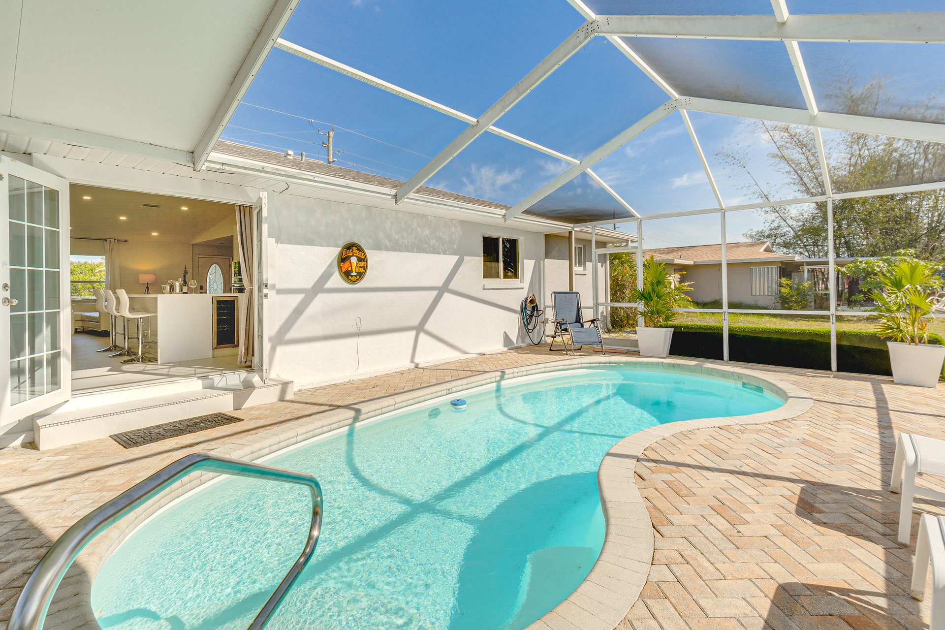 Private swimming pool